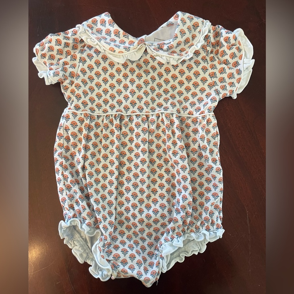 Lila Hayes Girls Bubble in Fall Floral Print